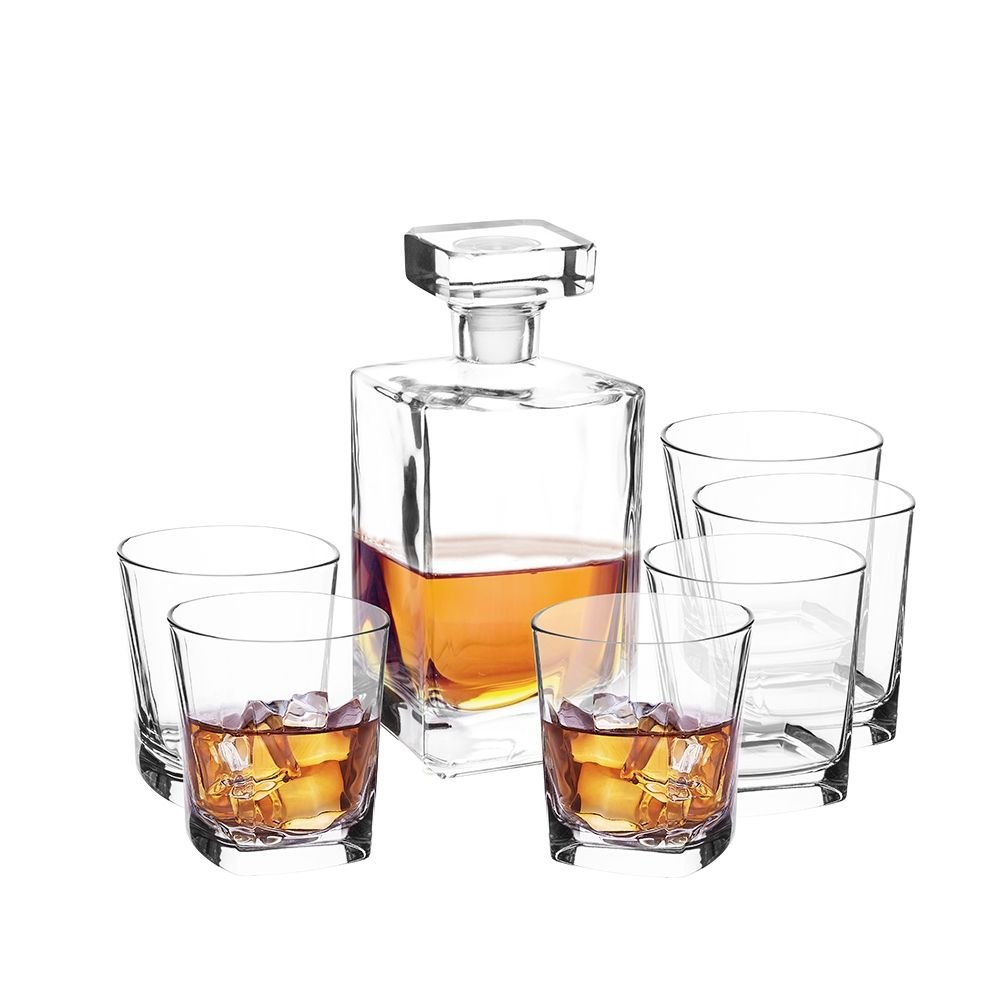 ASTON ZESTAW DO WHISKY KARAFKA 0,75L + 6 SZKLANEK 280ML