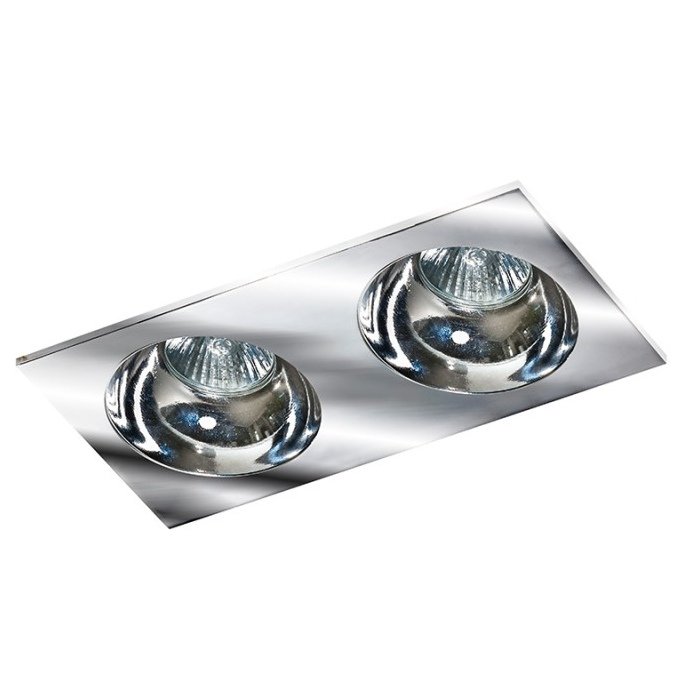 Azzardo Oczko stropowe Hugo 2 AZ1738 podwójna oprawa w kolorze chromu AZ1738