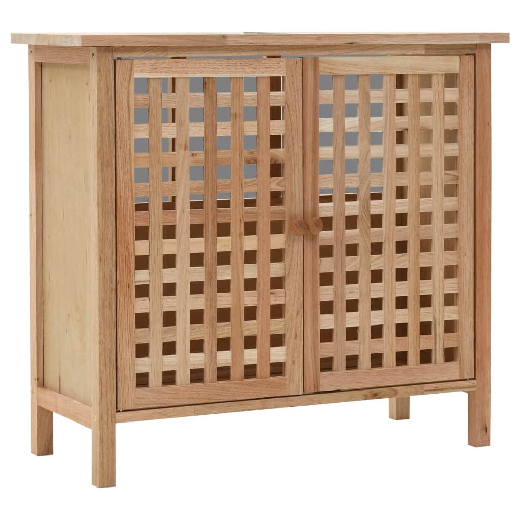 vidaXL Szafka pod umywalkę z drewna orzecha włoskiego, 66 x 29 x 61 cm