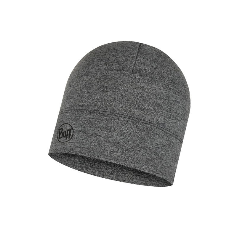 Buff, Czapka zimowa, Merino Wool Hat Loose Fit, szary