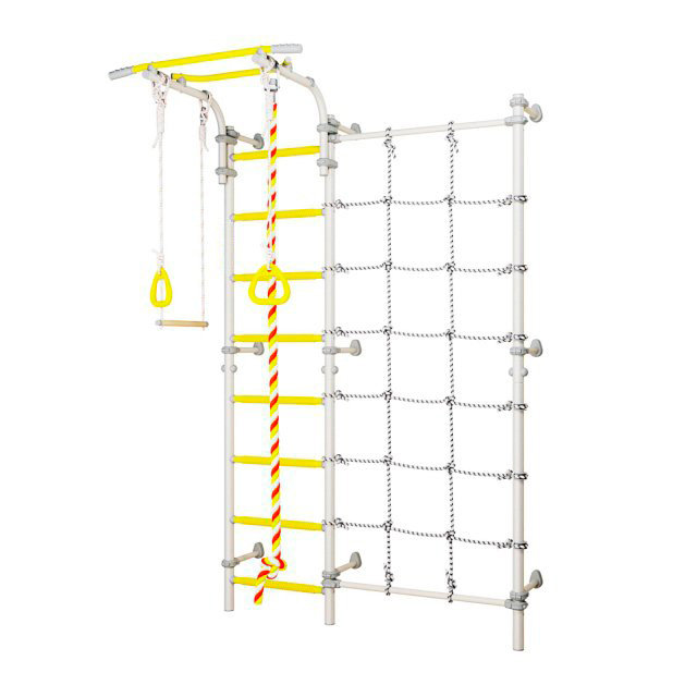 Małpiszon MAŁPISZON Drabinka gimnastyczna dla dziecka Next-3 żółty DSKM-3S-8.06.G1.490.01-28