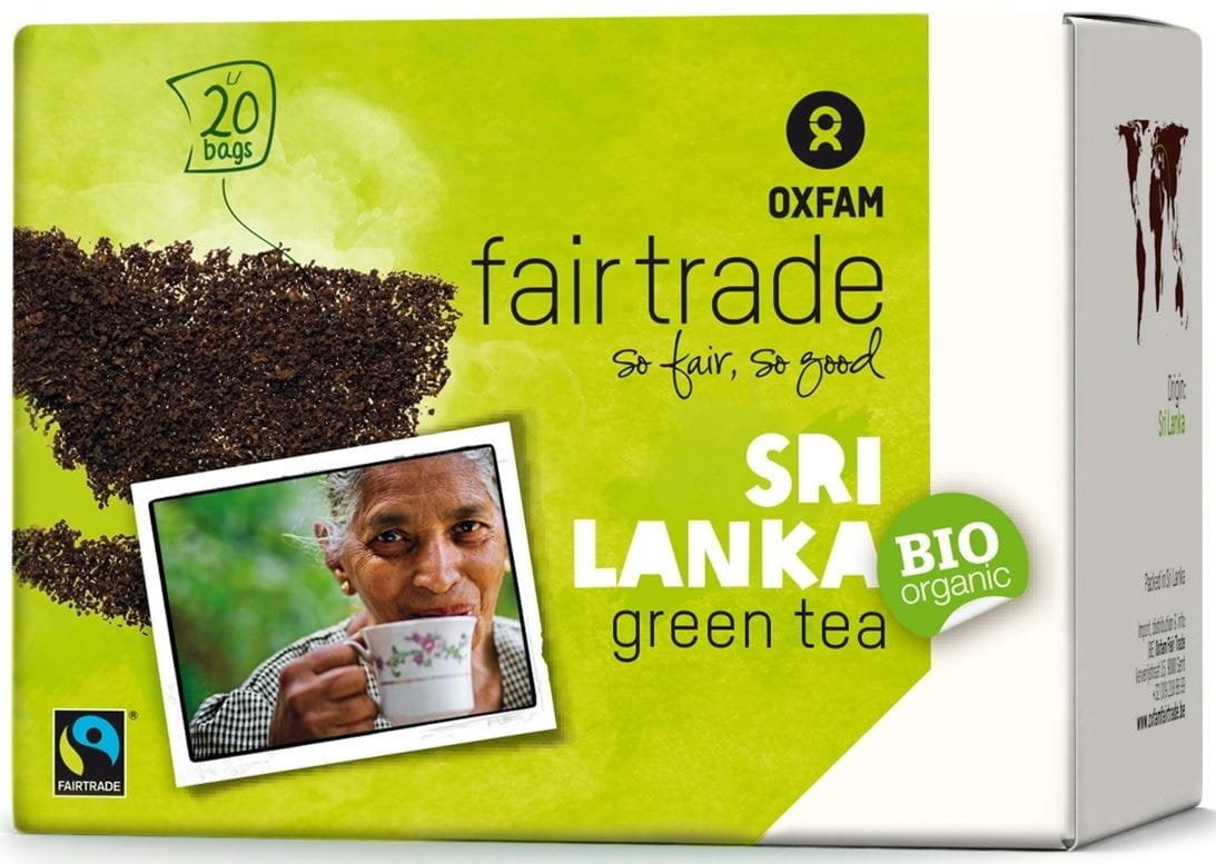 Oxfam Fair Trade HERBATA ZIELONA EKSPRESOWA FAIR TRADE BIO (20 x 1,8 g) 36 g - OXFAM