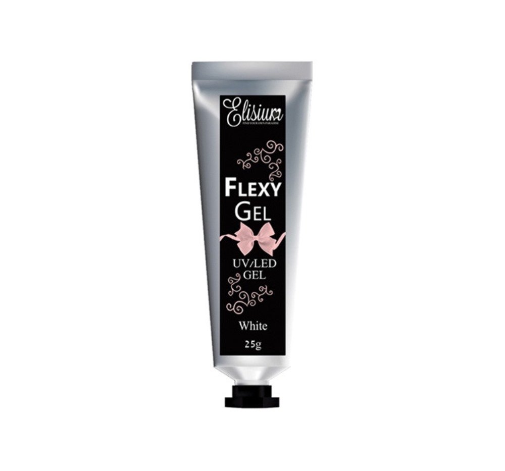 Elisium Elisium Flexy Gel Żel do paznokci White 25g