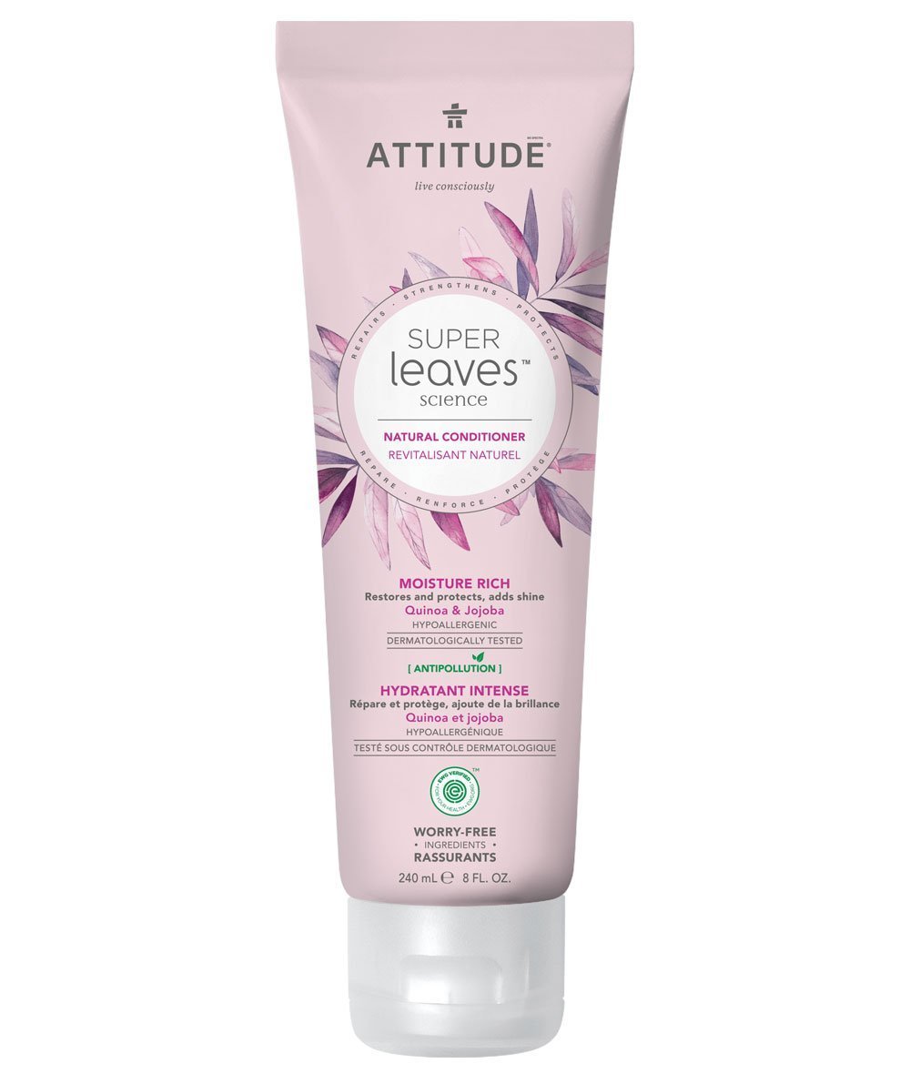 ATTITUDE Attitude, Odżywka nawilżająca do włosów suchych z Quinoa i Jojoba, 240 ml