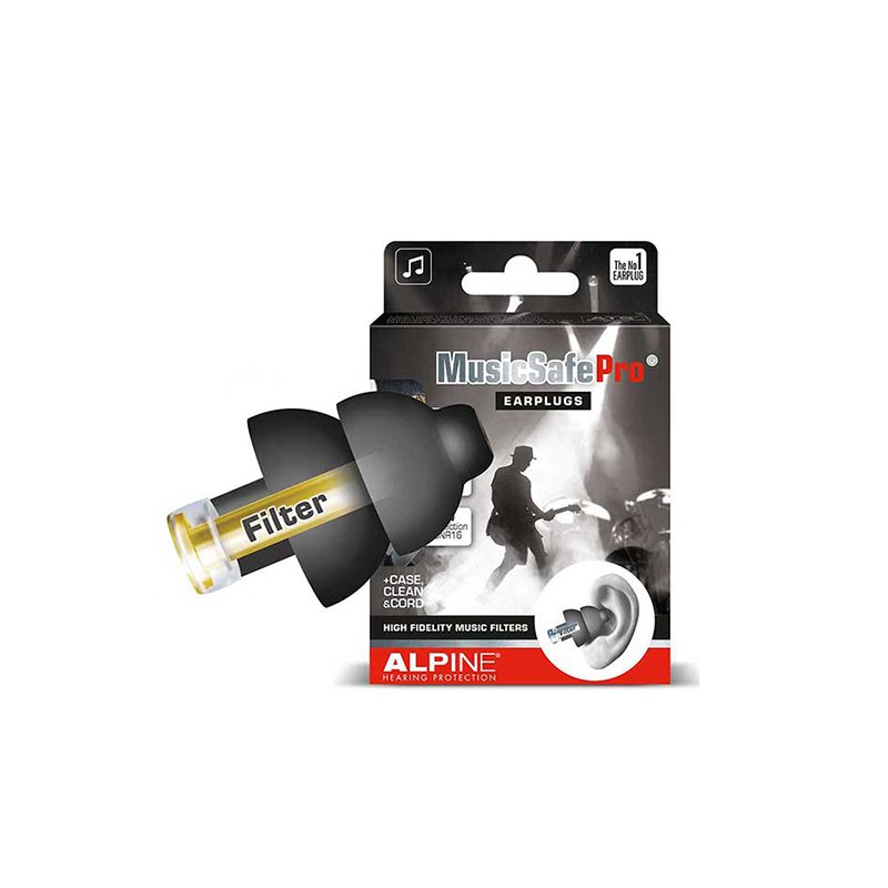 Alpine Hearing Protection Alpine MusicSafe PRO zatyczki do uszu dla muzyków czarne ALP798
