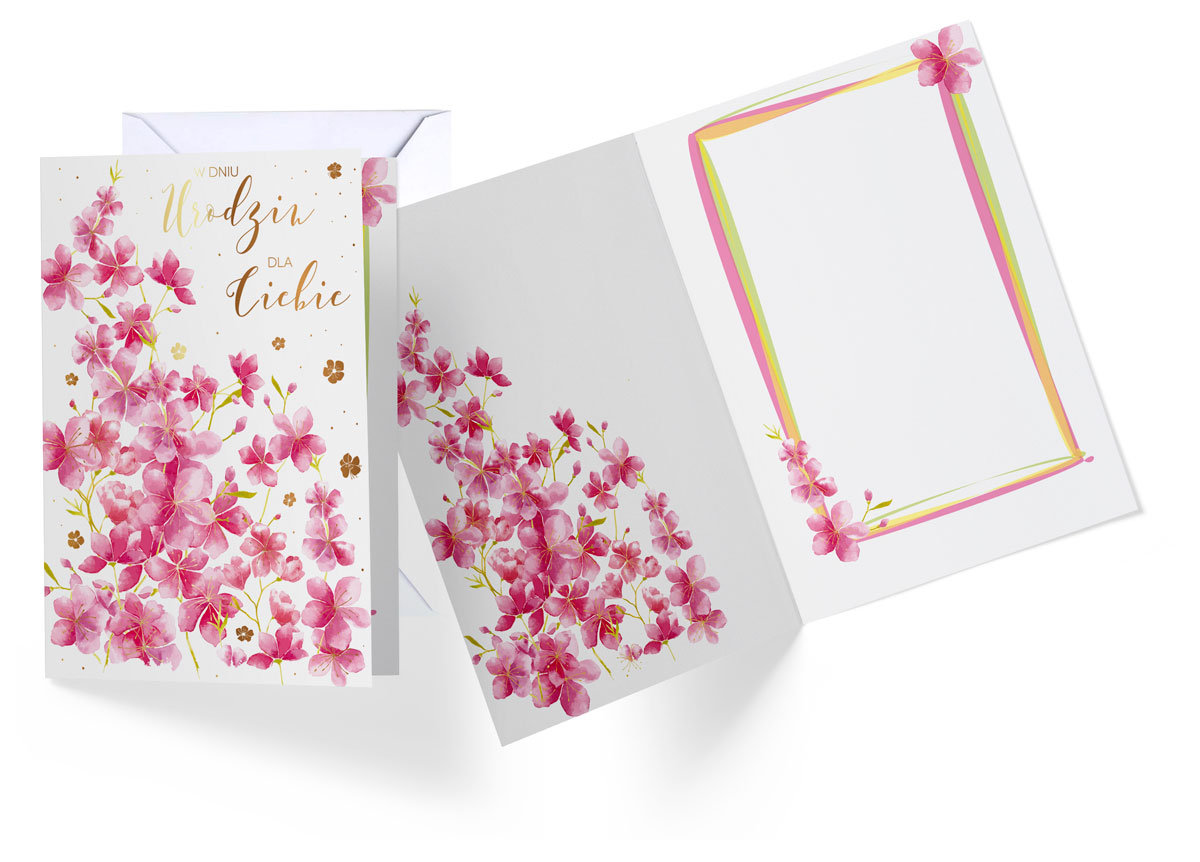 PASSION CARDS Karnet W dniu urodzin dla Ciebie PP-2097