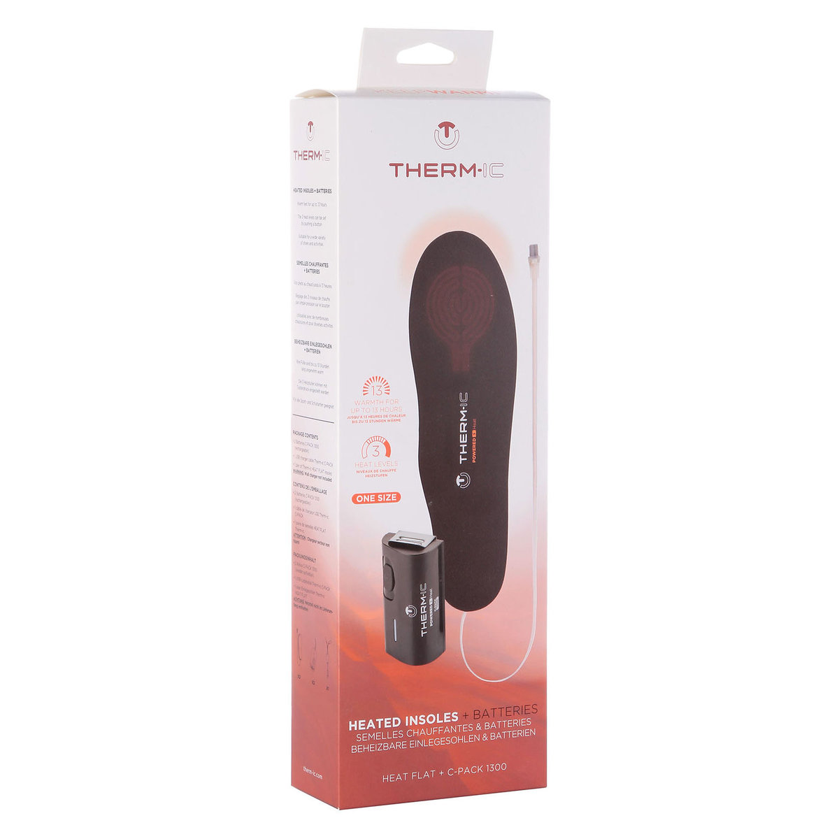 Therm-ic Therm-IC zestaw Heat ścienny + C-Pack akumulator 1300 (kolor: czarny (EU)) T44-0201-100_Noir