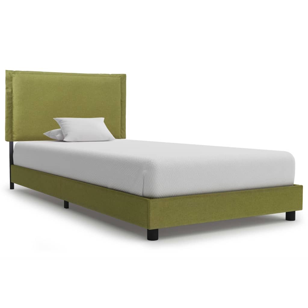 Rama łóżka zielona, 90x200