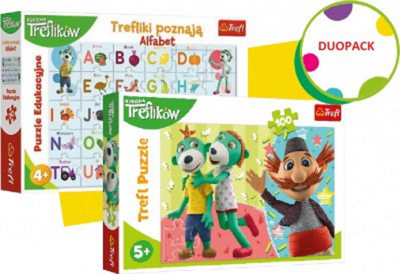 Trefl Trefliki Alfabet + puzzle 100 el