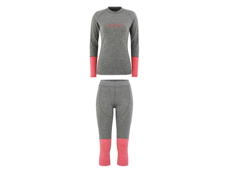 Majesty, Zestaw bielizny technicznej, Cover Lady Base Layer SET, szary, rozmiar M