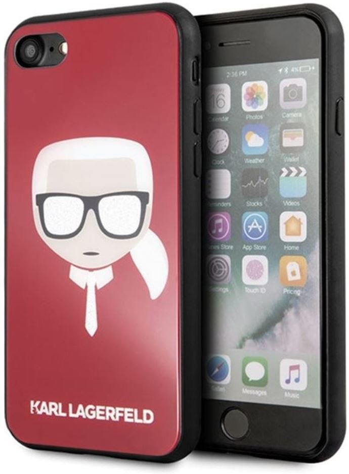Karl Lagerfeld Etui Hard Case iPhone Xs, X , czerwone 3700740444818