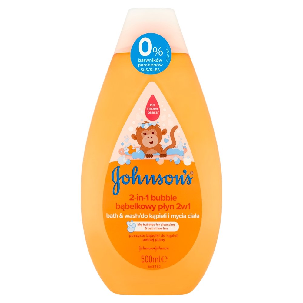 Johnson&Johnson s Baby bąbelkowy płyn do kąpieli i mycia ciała 2w1 500ml