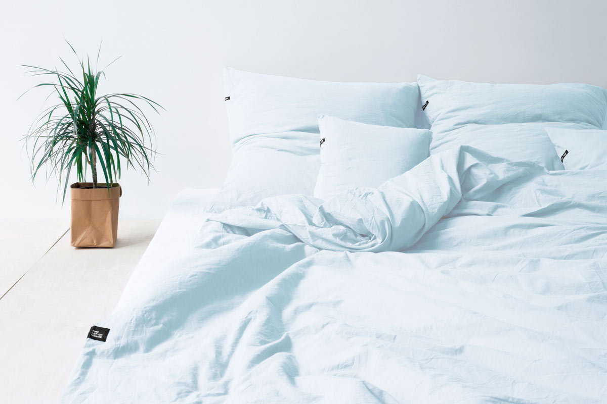 Poszewka na kołdrę HOP DESIGN Pure, pastelowy błękit, 200x200 cm