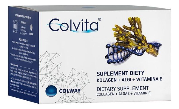 Colway Colvita kolagen + algi + witamina E 120 kaps col029