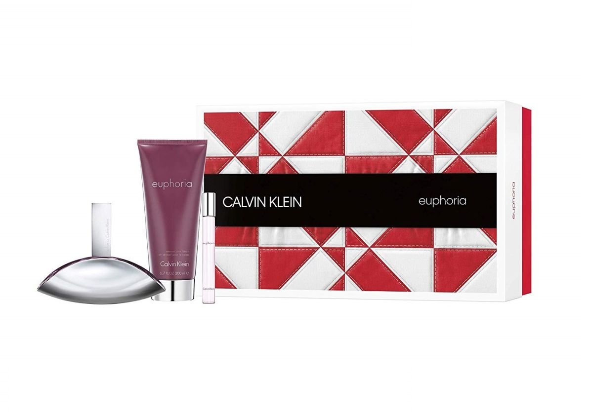 Calvin Klein Euphoria Woman balsam do ciała 200ml + miniaturka 10ml + woda perfumowana - 100ml Upominek gratis !