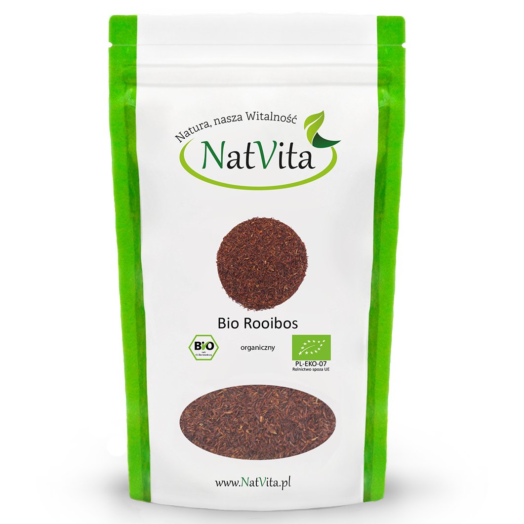 NatVita Nat Herbata Czerwona Bio Rooibos Czerwonokrzew 100g