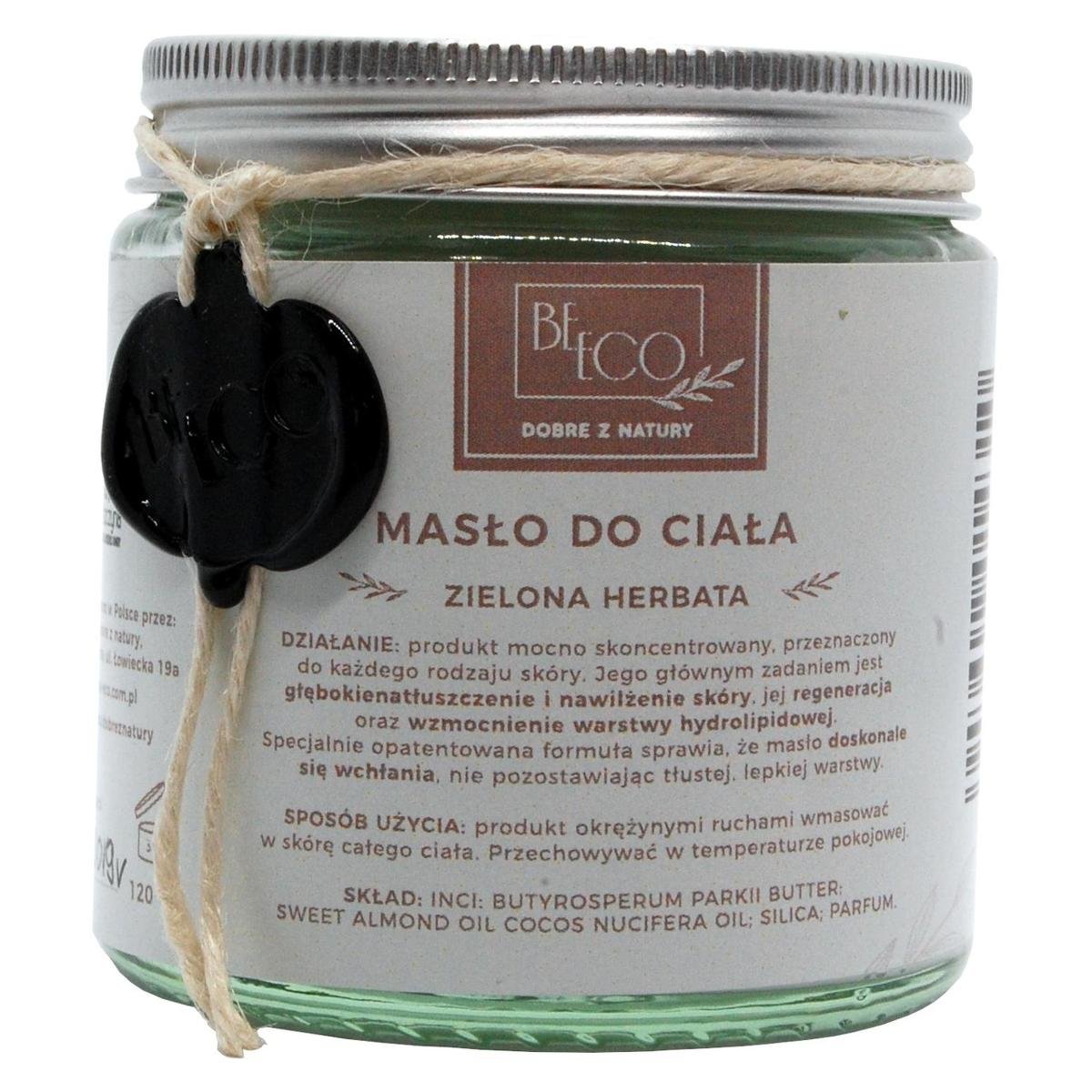 BeEco Masło Shea do ciała zielona herbata 120ml