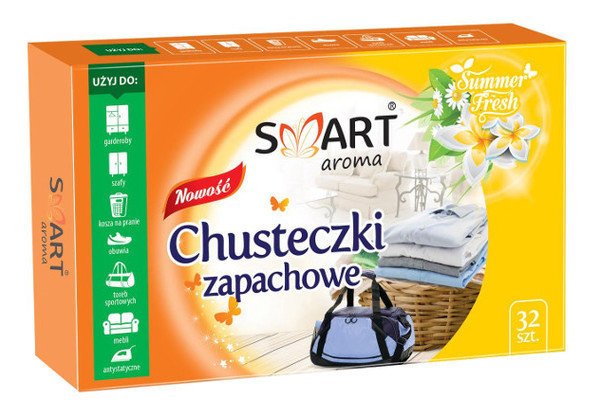 Smart Smart Aroma Summer Fresh chusteczki zapachowe 32szt