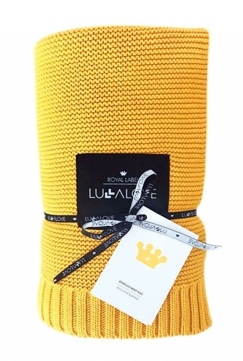 Lullalove całoroczny kocyk bambusowy Kolory (Musztarda z miodem)