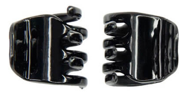 Donegal, klamerki do włosów czarne, 2 szt.