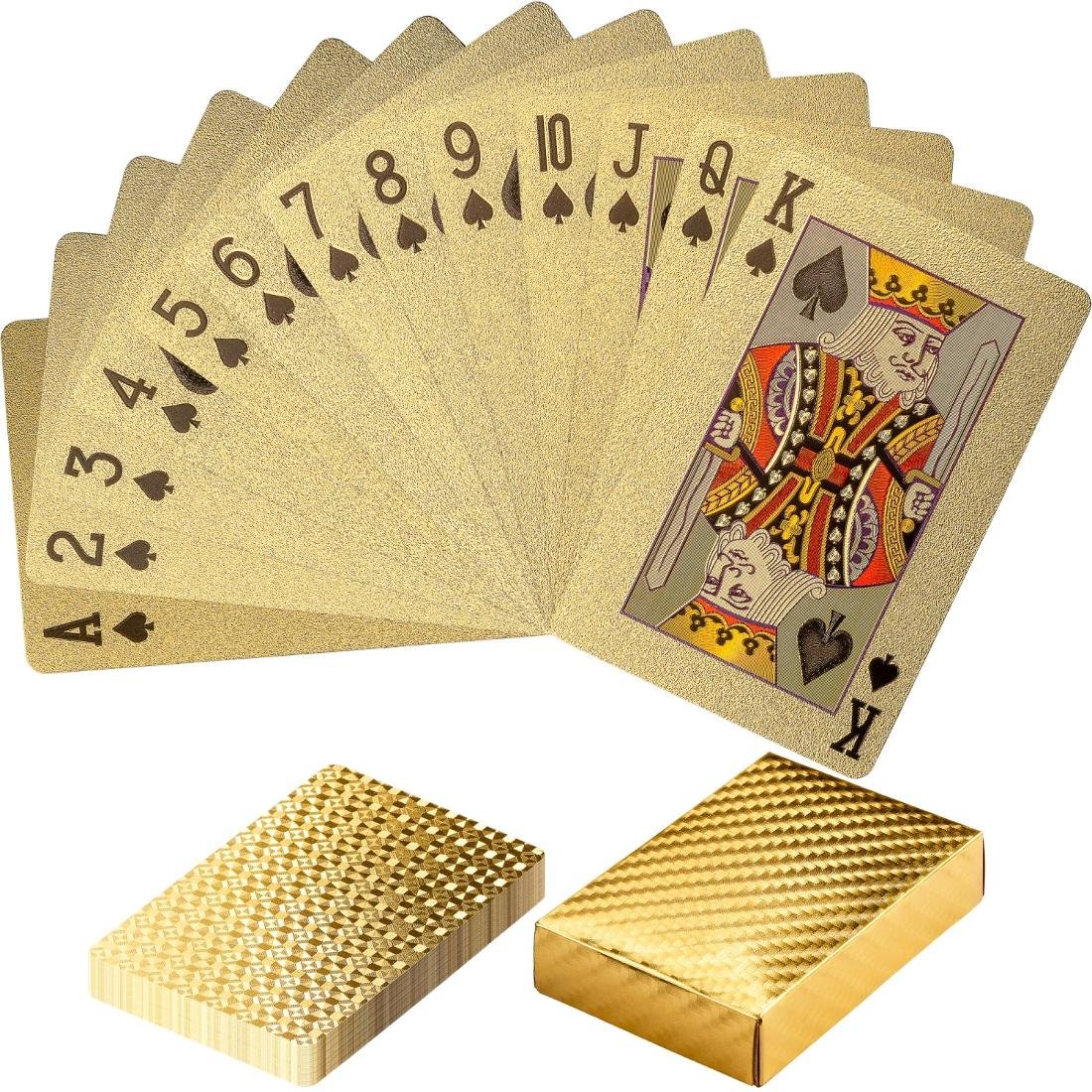 Tuin Pokerowe plastikowe: Złote