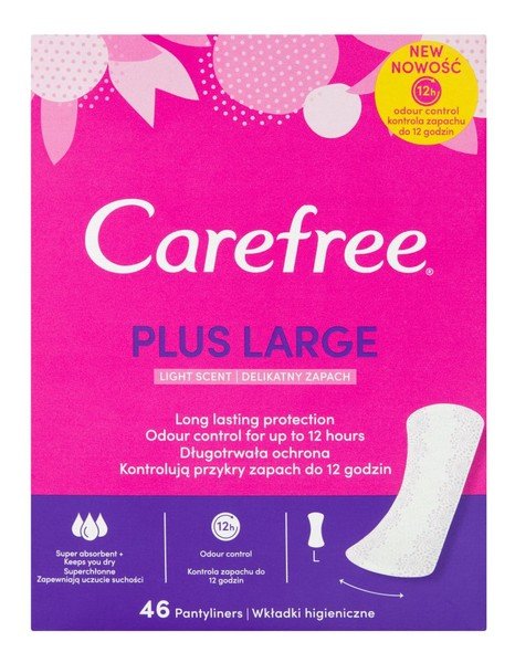 CAREFREE Maxi Wkladki higieniczne 46szt