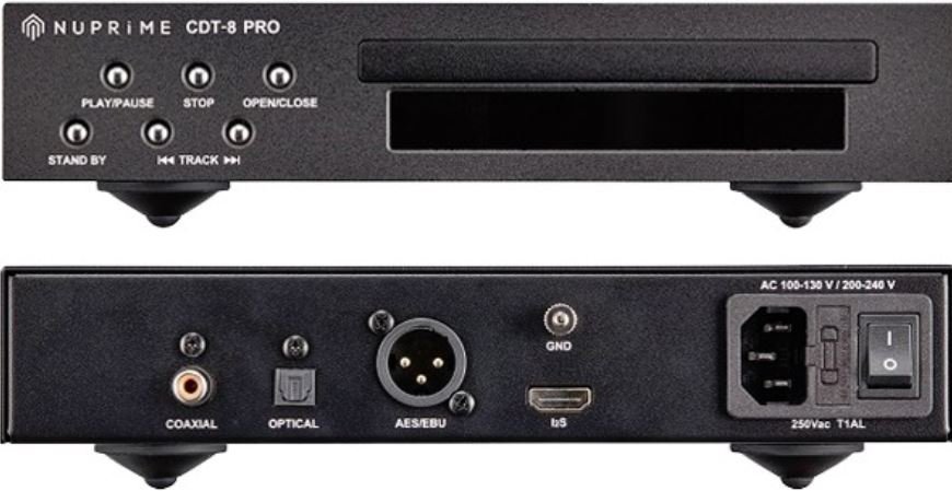 Transport CD Transport NuPrime CDT-8 Pro (NUPRIME-CDT8-BK)