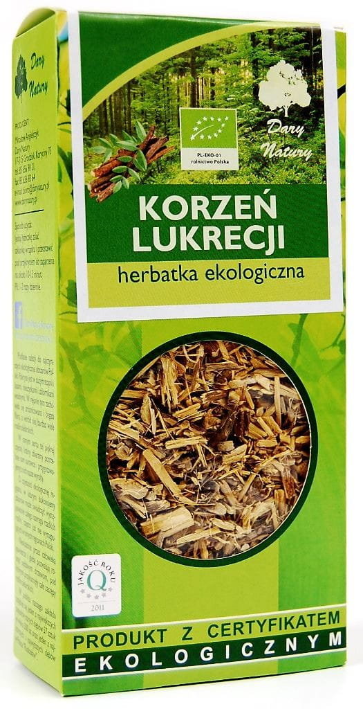 DARY NATURY - herbatki BIO DARY NATURY herbatki BIO HERBATKA KORZEŃ LUKRECJI BIO 50 g DARY NATURY