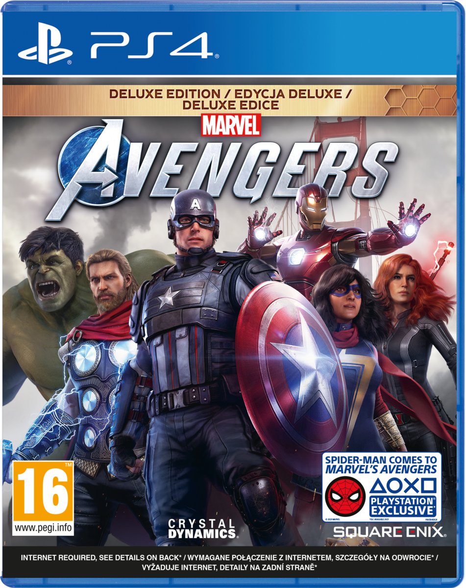 Marvels Avengers Edycja Deluxe GRA PS4
