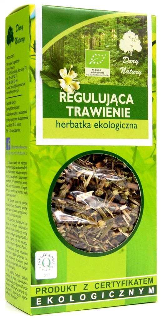 Dary Natury Herbatka regulująca TRAWIENIE BIO 50 g