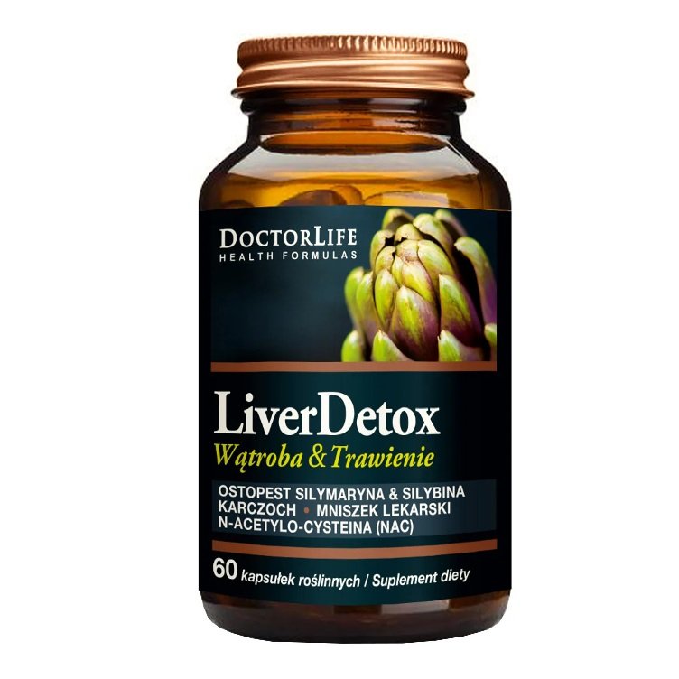 Doctor Life Doctor Life Liver Detox ochrona wątroby suplement diety 60 kapsułek