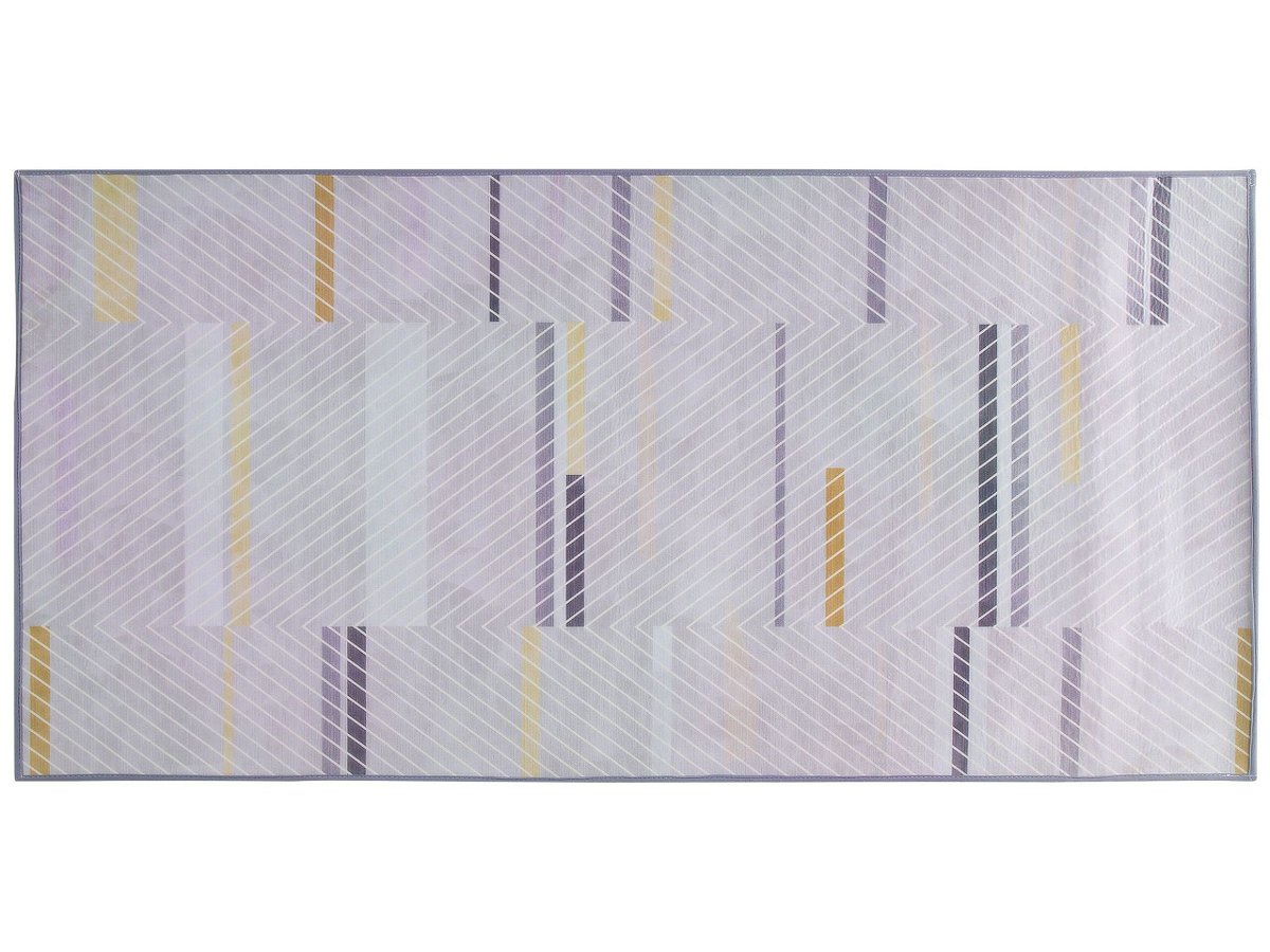Beliani Dywan 80 x 150 cm szaro-żółty ERGENLI