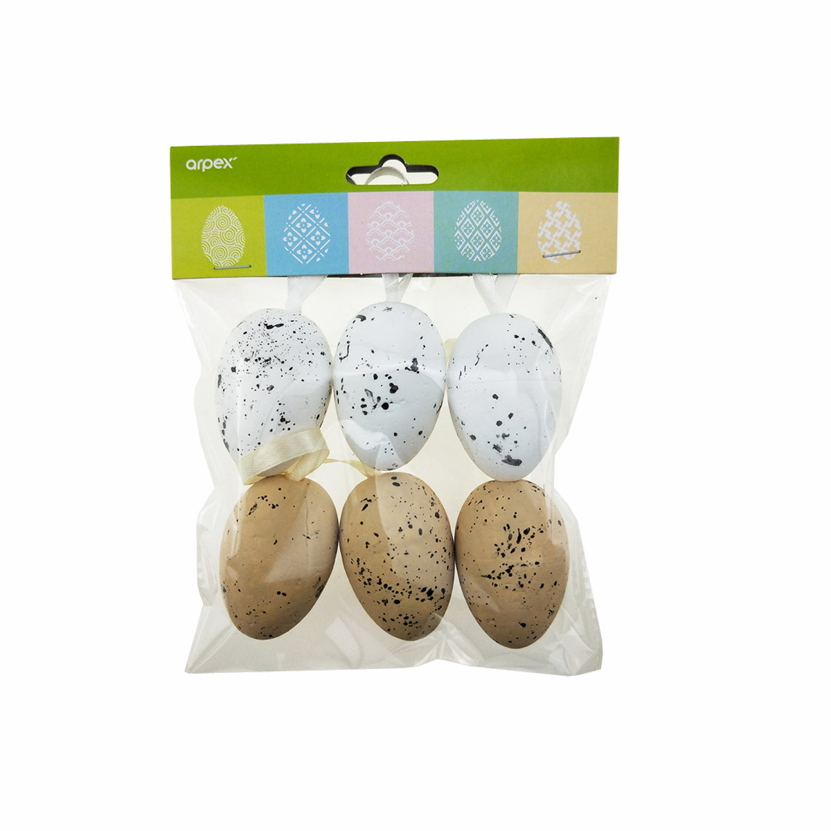 Jajka nakrapiane z zawieszkami