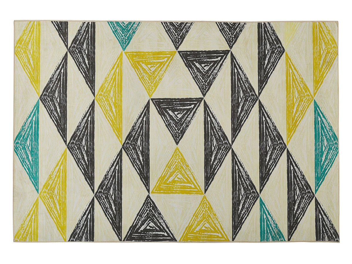 Beliani Dywan 140 x 200 cm wielokolorowy KALEN