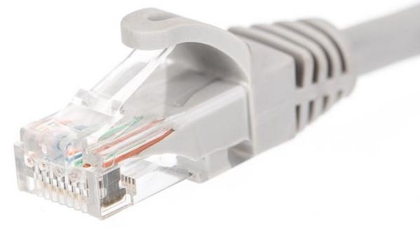 Patchcord RJ45 kat. 5e Utp, 0,5m szary