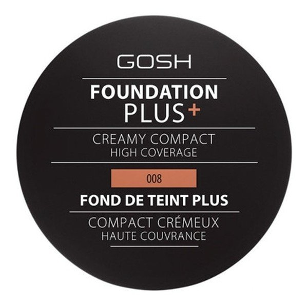 Gosh FOUNDATION PLUS+ - CREAMY COMPACT - Kremowy podkład w kompakcie - 008 - GOLDEN GOSPCPKO-WKO-03