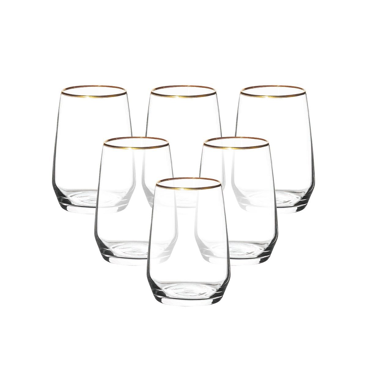 Altom RUBIN GOLD KPL.6 SZKLANEK 450ML 5907508108953