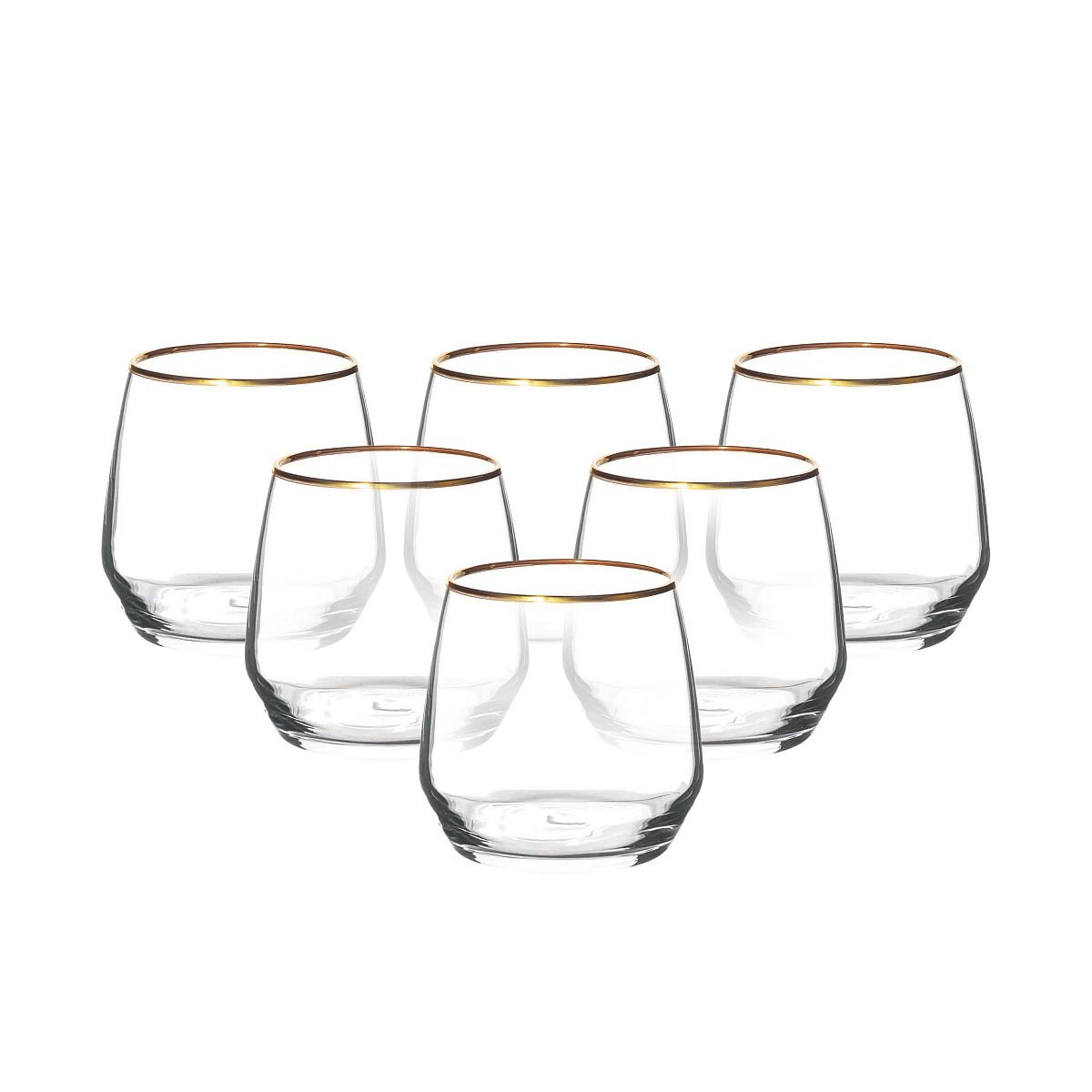Altom RUBIN GOLD KPL.6 SZKLANEK 370ML 5907508108960