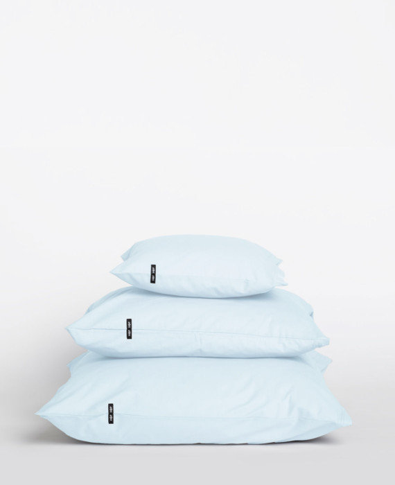 Poszewki na poduszki HOP DESIGN Pure, pastelowy błękit, 50x80 cm, 2 szt.