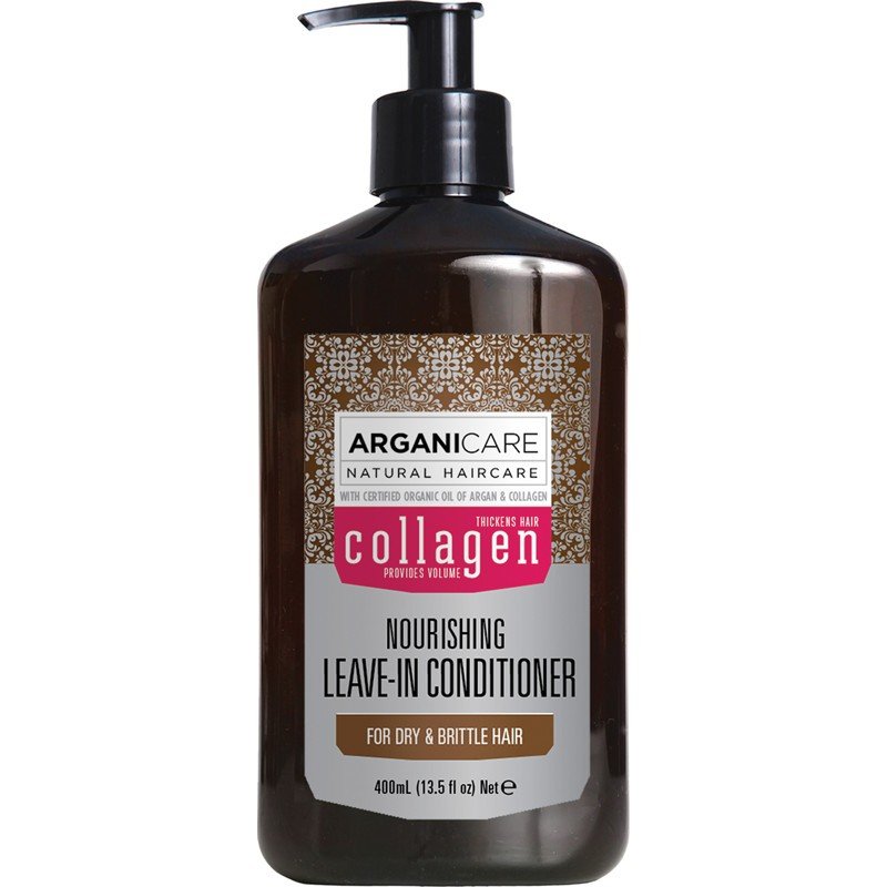 Arganicare Arganicare Collagen Nourishing Leave In Conditioner Odżywka bez spłukiwania do suchych i łamliwych włosów 400 ml