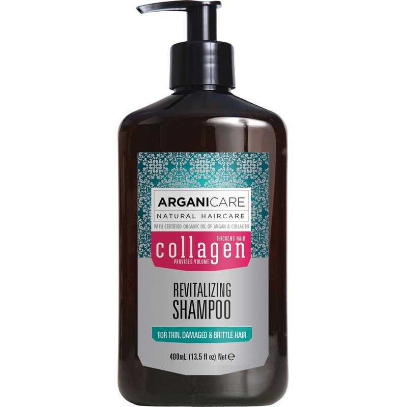 Arganicare Arganicare Collagen Revitalizing Shampoo Szampon rewitalizujący do cienkich włosów 400 ml