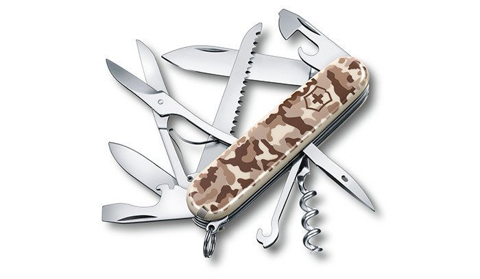 Victorinox Huntsman dla dorosłych, 91 MM, Desert Camouflage torba na narzędzia, wielokolorowa, brak danych 13713941