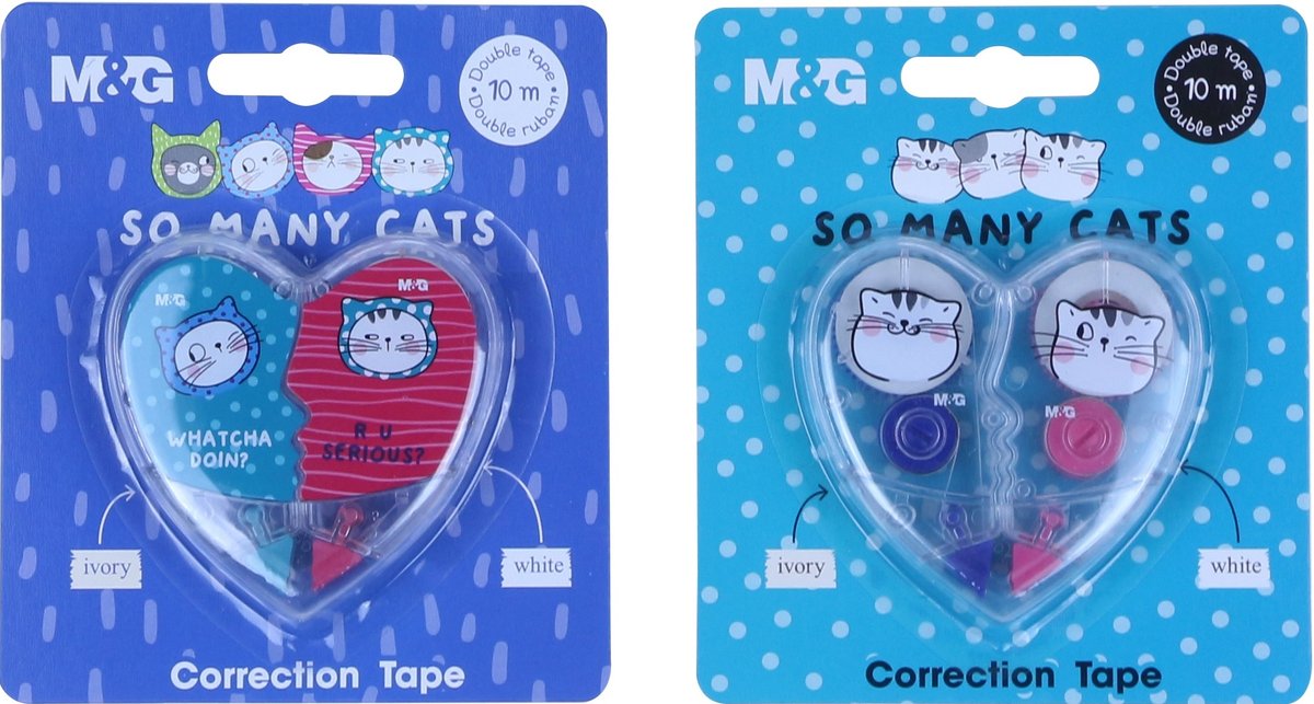 M&G Korektor w taśmie So Many Cats 5mx5mm 2szt