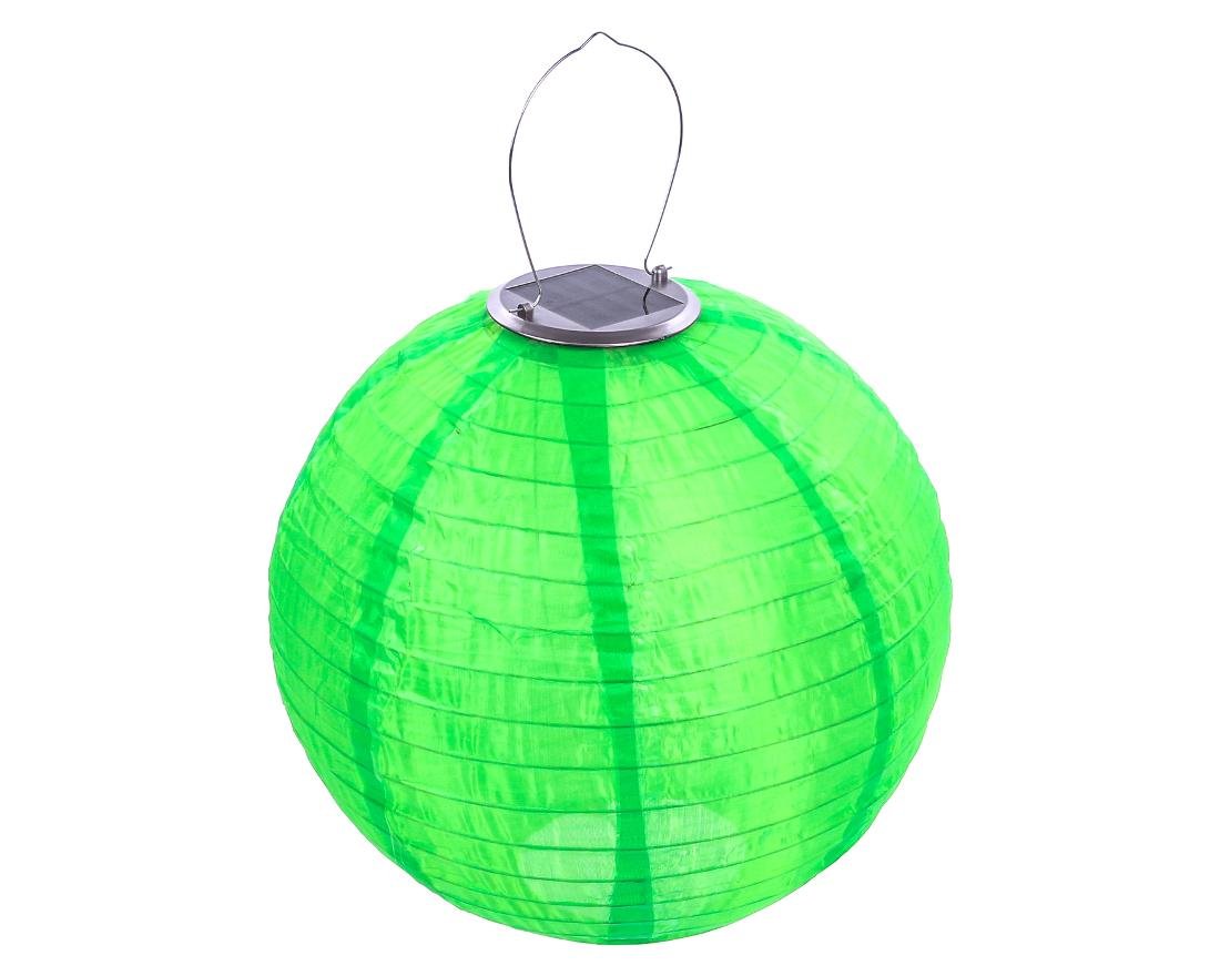 Lampion solarny ogrodowy 30cm zewnętrzny zielony, lampa solarna JoyLight