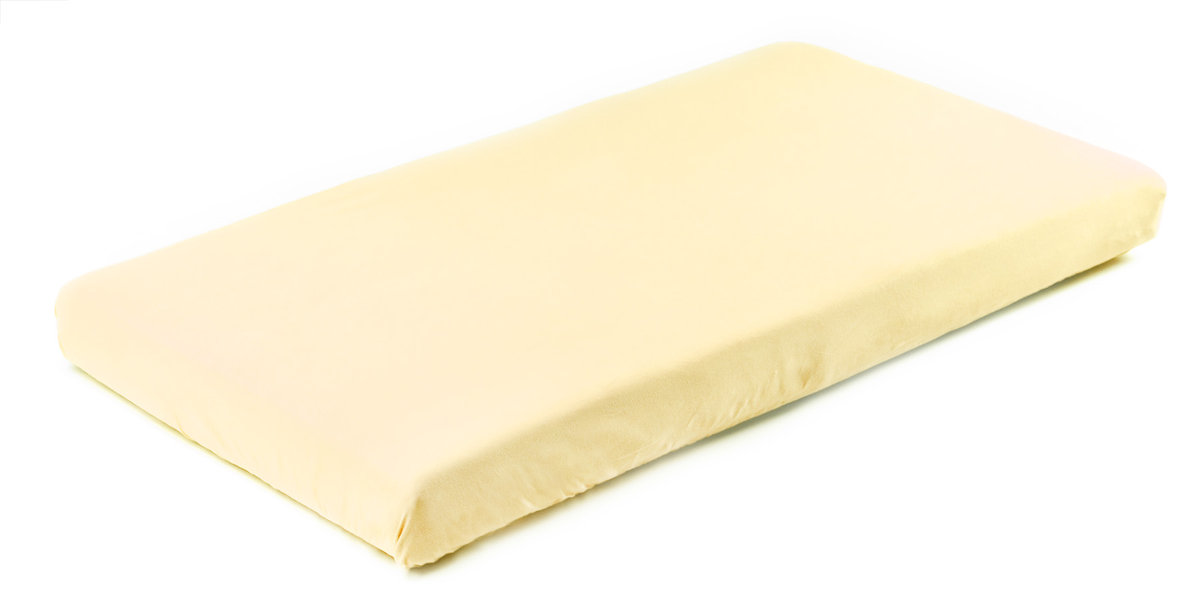 Sensillo PRZEŚCIERADŁO JERSEY ŻÓŁTY 120x60
