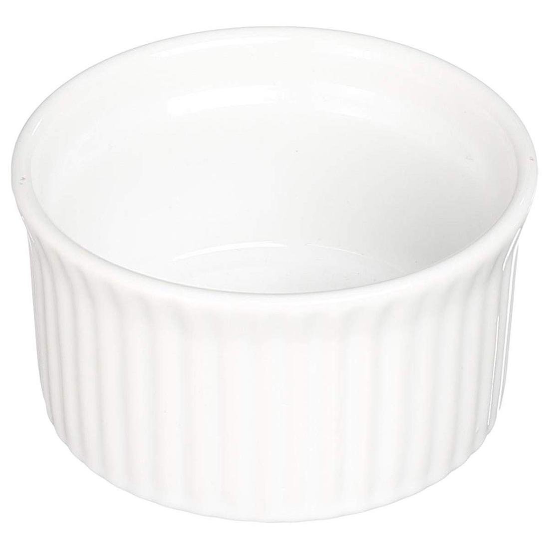 Secret de Gourmet Kokilka ceramiczna do zapiekania 9 cm kolor biały