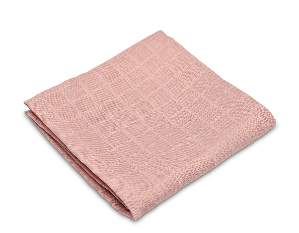 Sensillo PIELUCHA MUŚLINOWA 70X80 CM RÓŻOWY GŁADKI 64008-uniw
