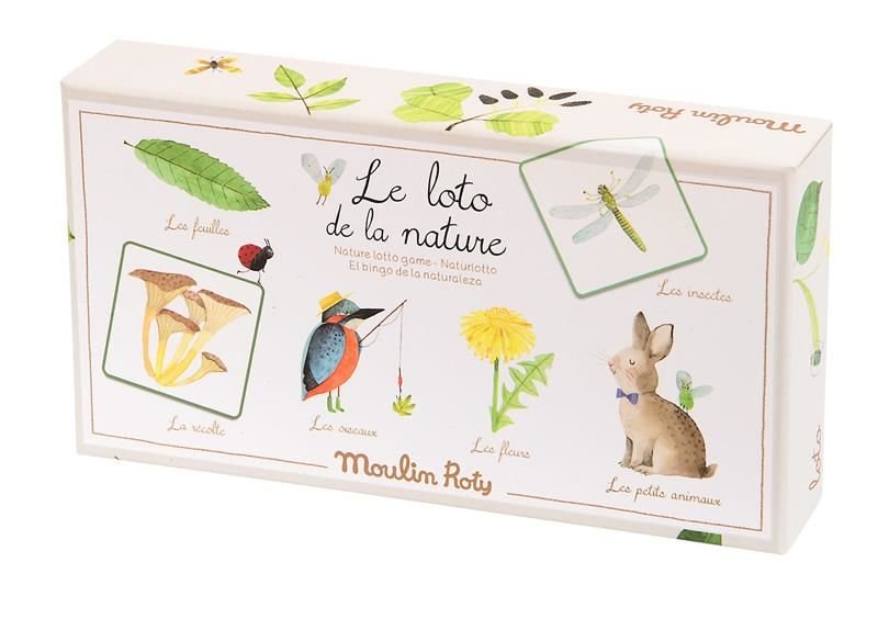 Moulin Roty, gra karciana Lotto Natura Les Jardin Du Moulin