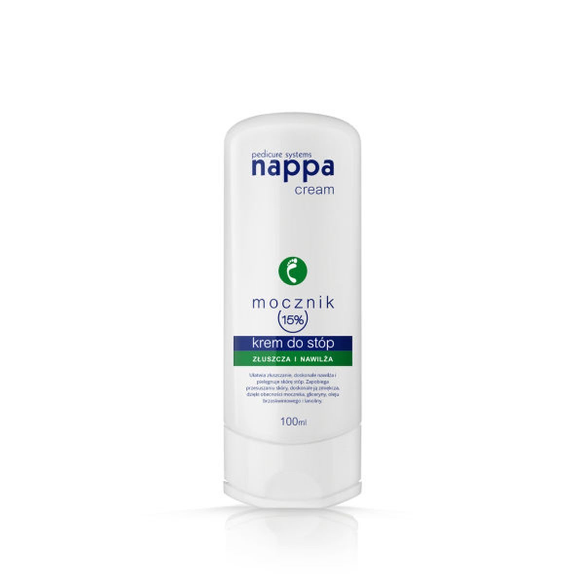 Silcare Nappa Cream nawilżająco-złuszczający krem do stóp z mocznikiem 15% 100ml