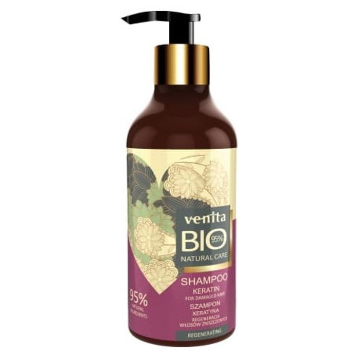 Venita Bio Natural Care Regenerating Hair Shampoo regenerujący szampon do włosów Keratyna 400ml